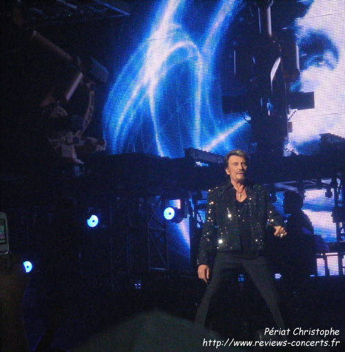 Johnny Hallyday  l'Arena de Genve le 27 octobre 2009