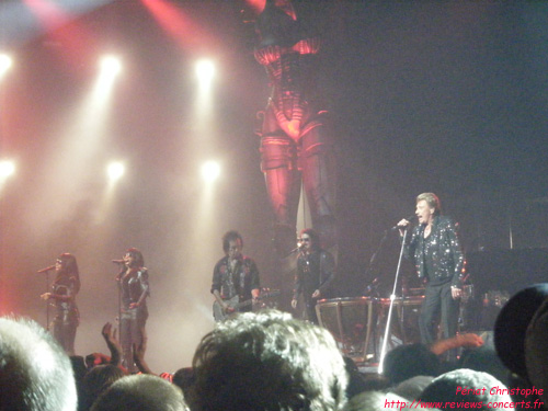 Johnny Hallyday  l'Arena de Genve le 27 octobre 2009