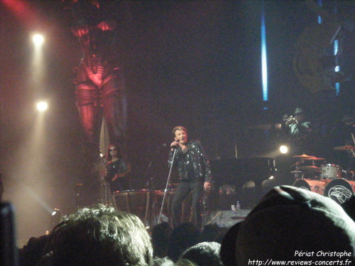 Johnny Hallyday  l'Arena de Genve le 27 octobre 2009