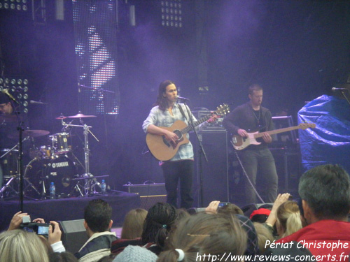 Justin Nozuka au Caribana Festival de Crans-sur-Nyon le 8 juin 2011