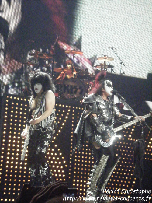 Kiss  l'Arena de Genve le 17 mai 2010