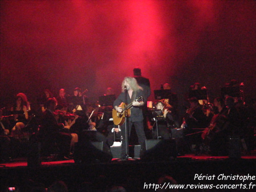 Les Holroyd, chanteur de Barclay James Harvest, à l'Arena de Genève le 14 janvier 2011