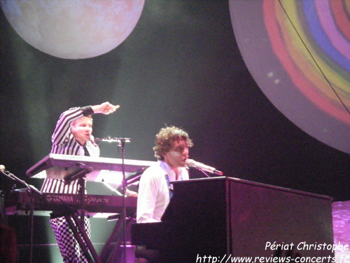 Mika au Palais Omnisports de Paris-Bercy le 26 avril 2010