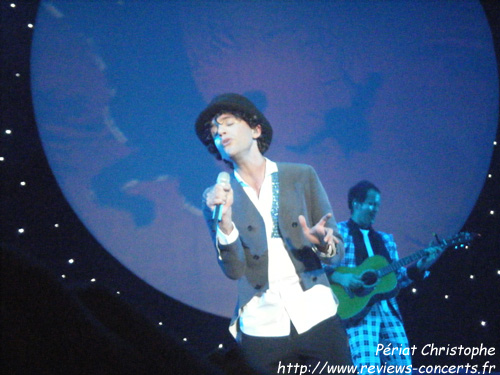 Mika au Palais Omnisports de Paris-Bercy le 26 avril 2010