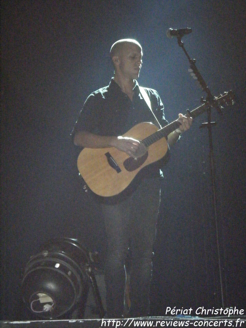 Milow  l'Olympia Bruno Coquatrix de Paris le 13 octobre 2011