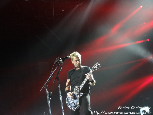 Nickelback au Znith de Paris le 7 septembre 2012