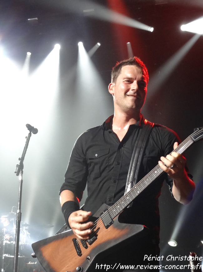 Nickelback au Znith de Paris le 7 septembre 2012