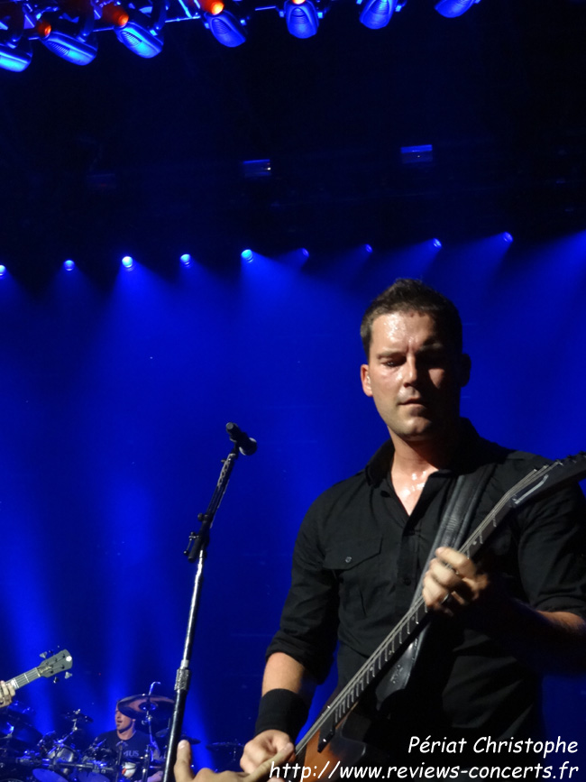 Nickelback au Znith de Paris le 7 septembre 2012