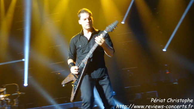 Nickelback au Znith de Paris le 7 septembre 2012