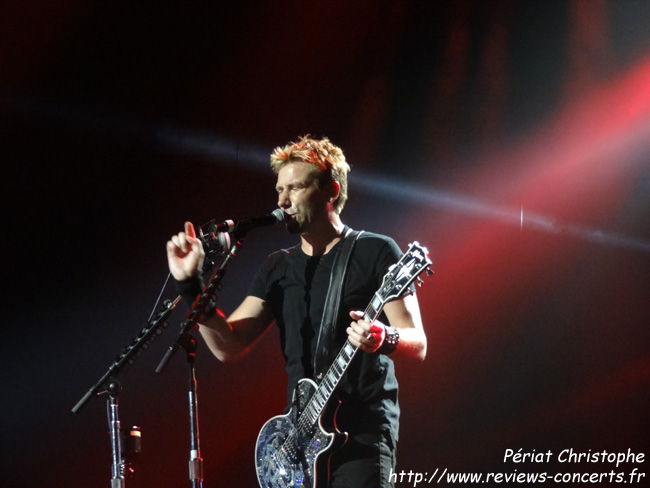 Nickelback au Znith de Paris le 7 septembre 2012