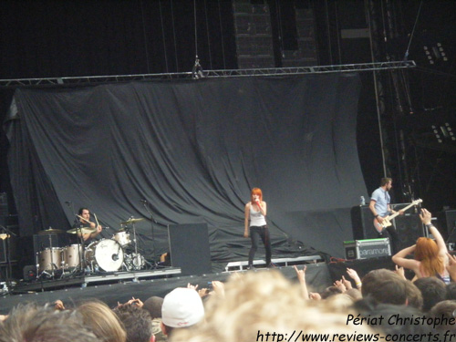 Paramore au Parc des Princes de Paris le 26 juin 2010