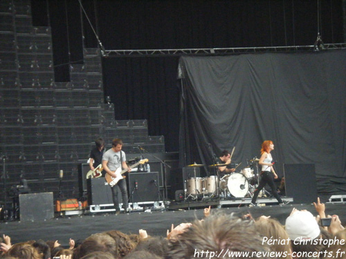 Paramore au Parc des Princes de Paris le 26 juin 2010