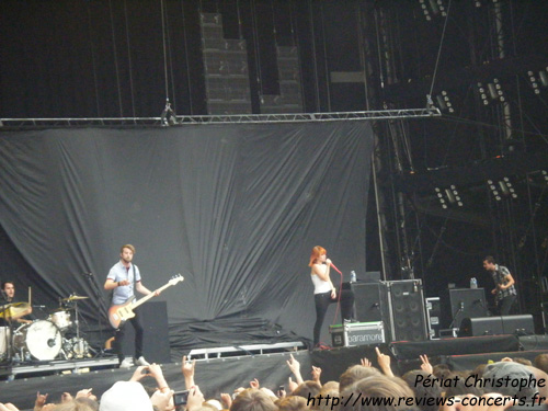 Paramore au Parc des Princes de Paris le 26 juin 2010