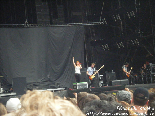 Paramore au Parc des Princes de Paris le 26 juin 2010