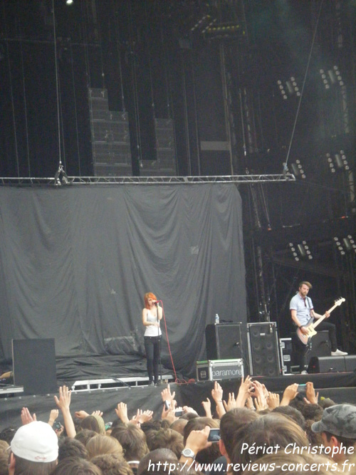 Paramore au Parc des Princes de Paris le 26 juin 2010