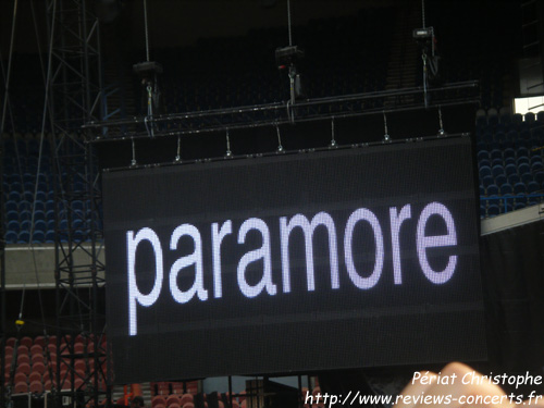 Paramore au Parc des Princes de Paris le 26 juin 2010