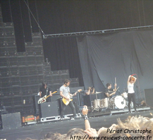 Paramore au Parc des Princes de Paris le 26 juin 2010