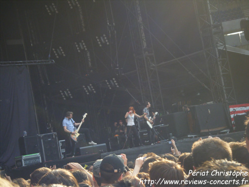 Paramore au Parc des Princes de Paris le 26 juin 2010