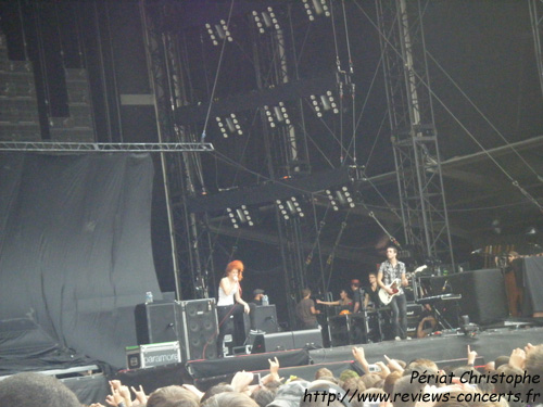 Paramore au Parc des Princes de Paris le 26 juin 2010