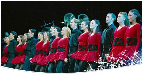 Troupe de claquettes Riverdance  l'Arena de Genve le 4 dcembre 2007