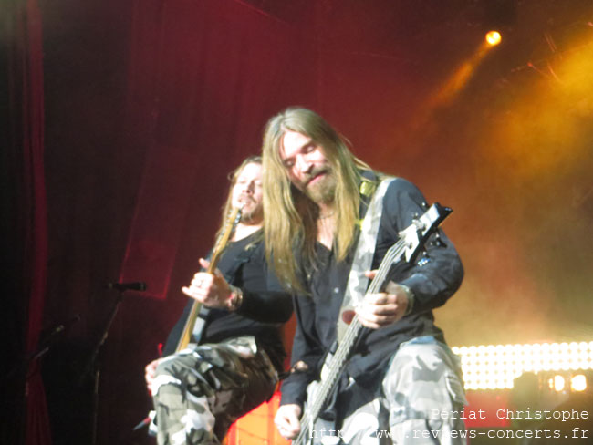 Sabaton au Bataclan de Paris le 14 janvier 2015