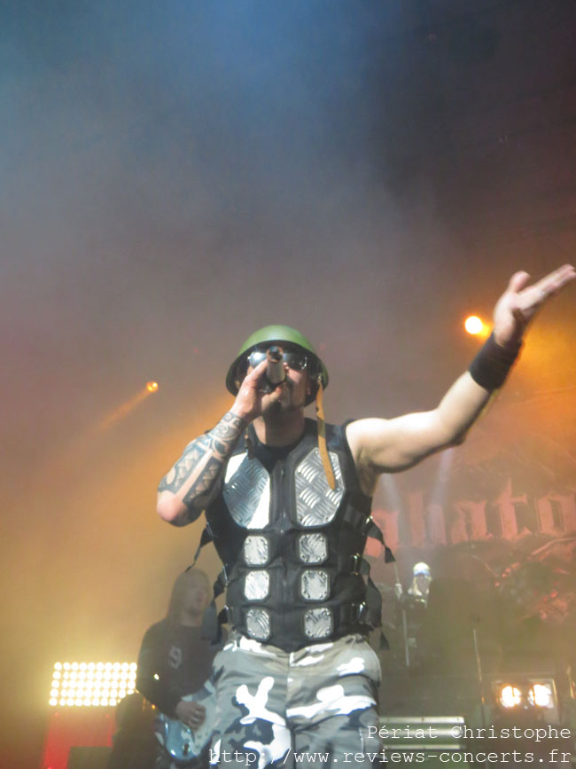 Sabaton au Bataclan de Paris le 14 janvier 2015