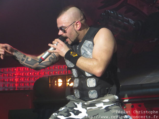 Sabaton au Bataclan de Paris le 14 janvier 2015