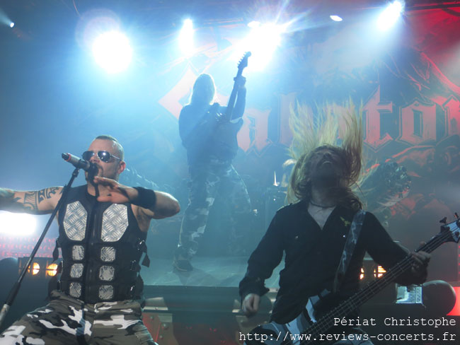 Sabaton au Bataclan de Paris le 14 janvier 2015