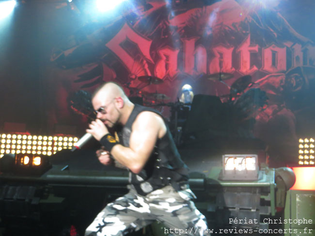 Sabaton au Bataclan de Paris le 14 janvier 2015