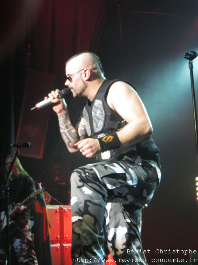 Sabaton au Bataclan de Paris le 14 janvier 2015