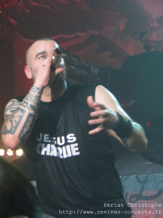 Sabaton au Bataclan de Paris le 14 janvier 2015