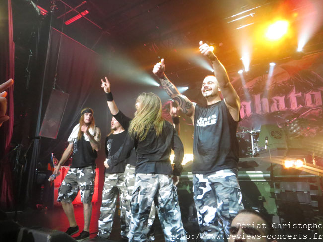 Sabaton au Bataclan de Paris le 14 janvier 2015