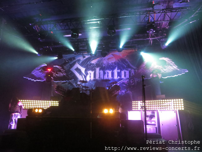 Sabaton au Bataclan de Paris le 14 janvier 2015