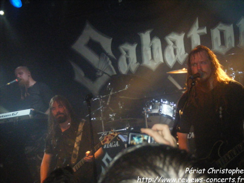 Sabaton au Nouveau Casino de Paris le 9 octobre 2010