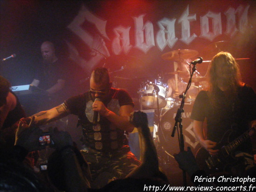 Sabaton au Nouveau Casino de Paris le 9 octobre 2010