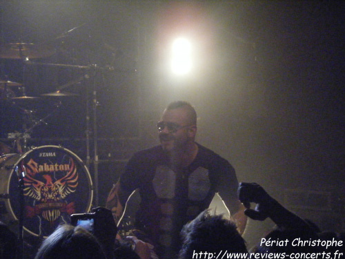 Sabaton au Trabendo de Paris le 5 mars 2011