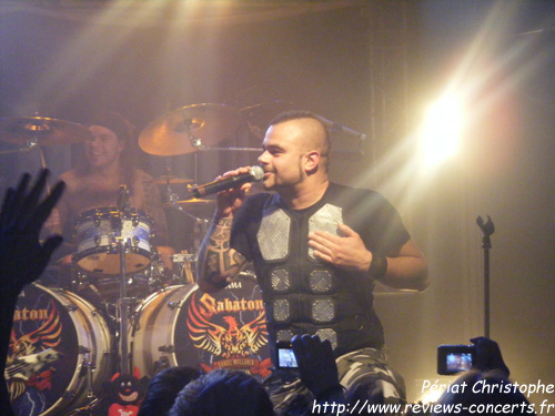 Sabaton au Trabendo de Paris le 5 mars 2011