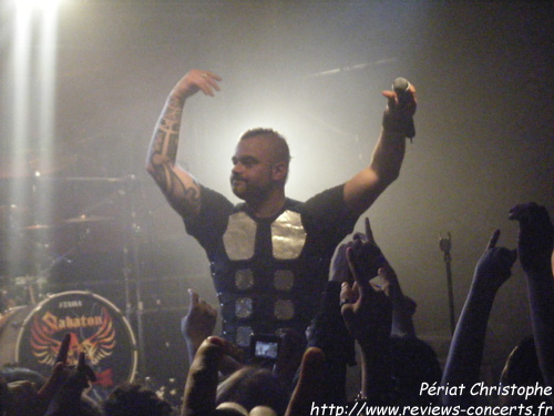 Sabaton au Trabendo de Paris le 5 mars 2011