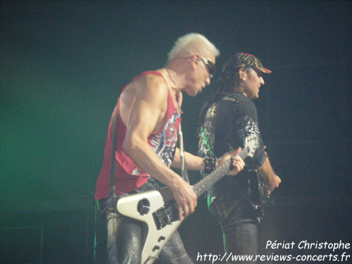 Scorpions à l'Arena de Genève le 4 novembre 2011