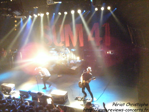 Sum 41 aux Docks de Lausanne le 31 aot 2010