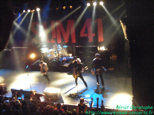 Sum 41 aux Docks de Lausanne le 31 aot 2010