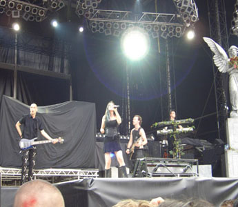 Within Temptation au Parc des Princes de Paris le 25 juin 2005