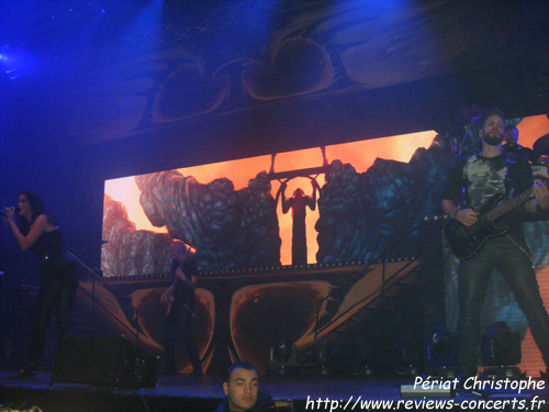 Within Temptation au Znith de Paris le 6 novembre 2011